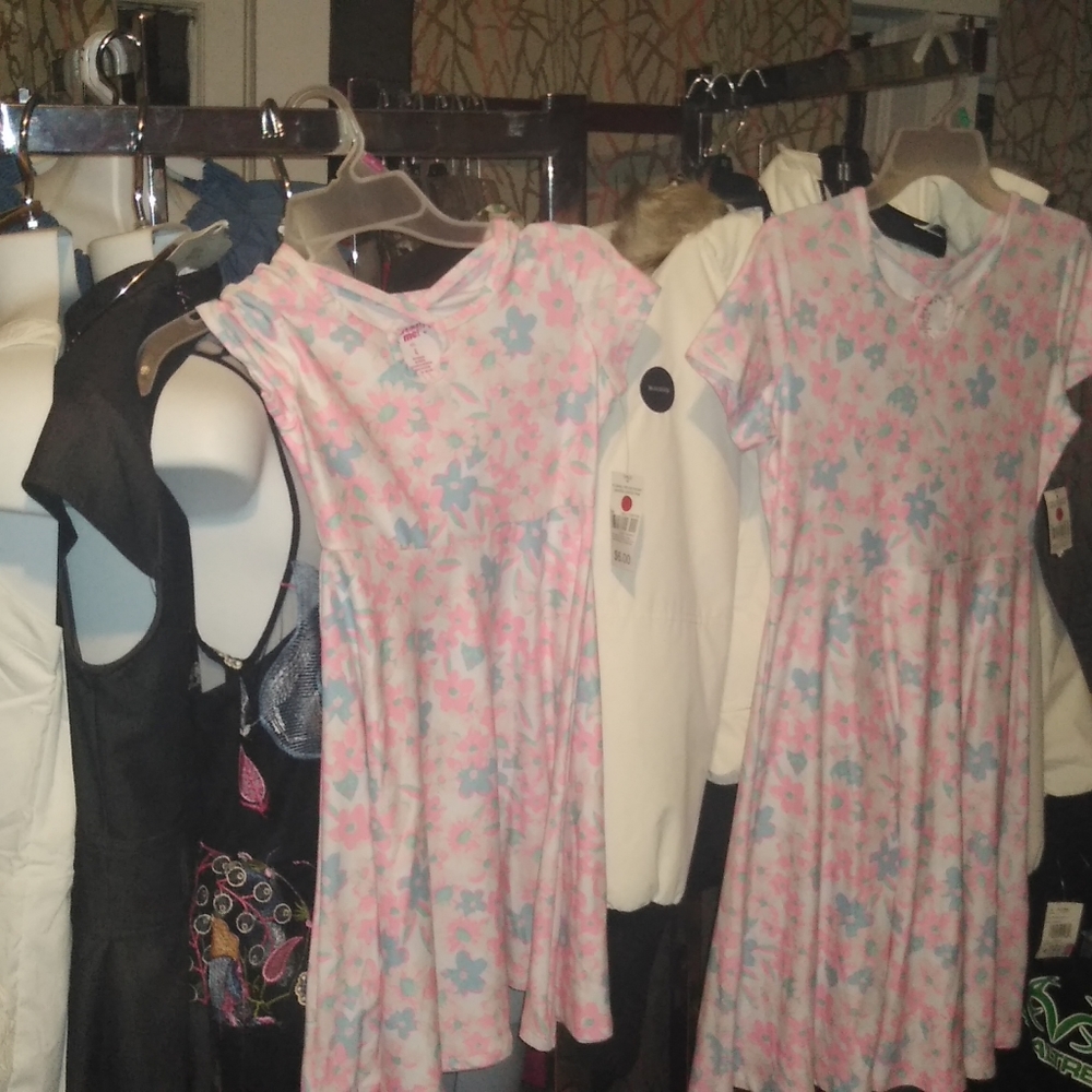 2 girls dresses sz 4 toddler 10/12 girls